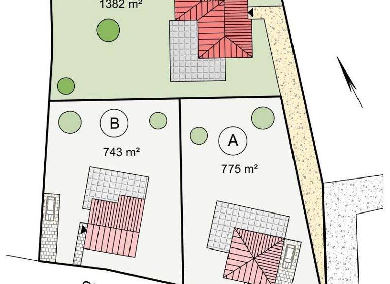 Grundstück zum Kauf 149.000 € 1.382 m² Grundstück Straße des Friedens 15 Hohenweiden Schkopau-Hohenweiden 06258