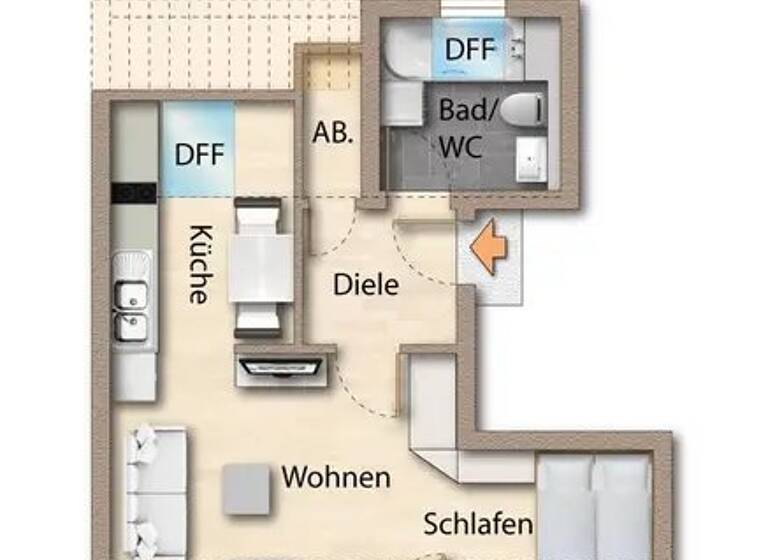 Wohnung zum Kauf provisionsfrei 56.000 € 1 Zimmer 35 m² Geschoss 5/6 Werra-Aue Eisfeld 98673