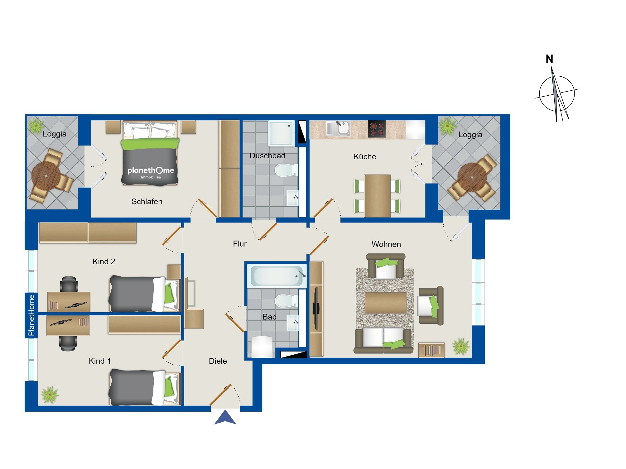 Wohnung zum Kauf 470.000 € 4 Zimmer 104,8 m²<br/>Wohnfläche 3.<br/>Geschoss 01.03.2025<br/>Verfügbarkeit Möckern Leipzig 04159