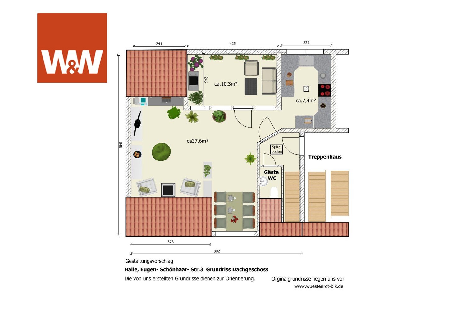 Maisonette zum Kauf 249.000 € 4 Zimmer 120 m²<br/>Wohnfläche Ortslage Ammendorf / Beesen Halle 06132