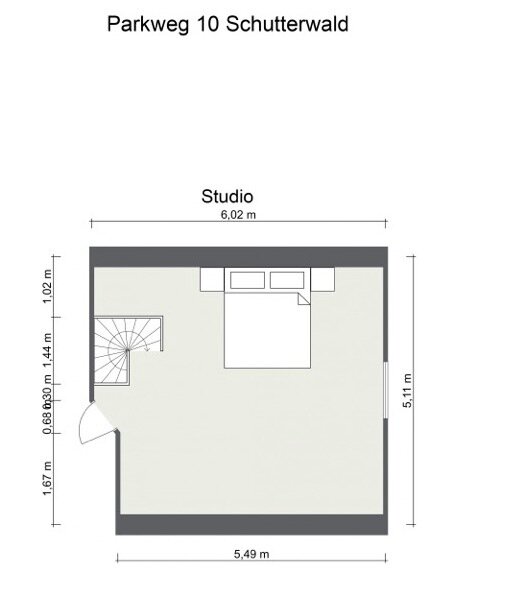 Wohnung zum Kauf 280.000 € 3 Zimmer 80,8 m²<br/>Wohnfläche 2.<br/>Geschoss 01.04.2025<br/>Verfügbarkeit Parkweg 10 Schutterwald Schutterwald 77746