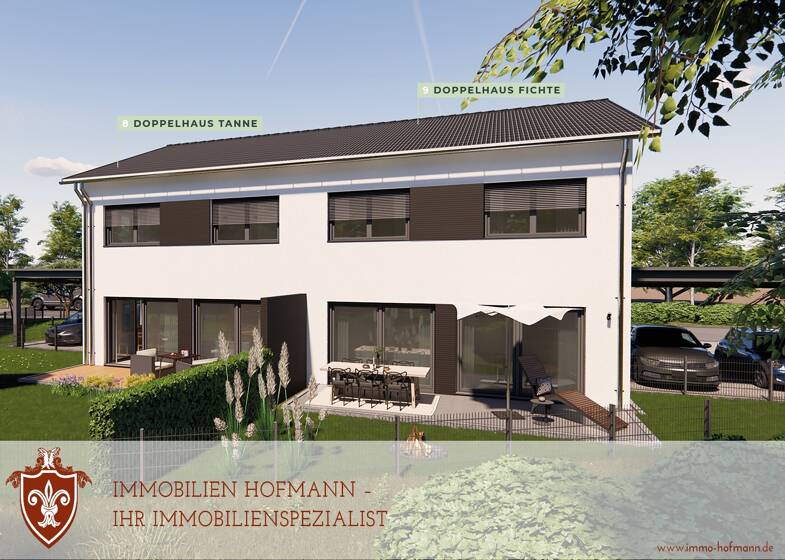 Doppelhaushälfte zum Kauf - Neubau 454.000 € 5 Zimmer 125 m² 358 m² Grundstück Großköllnbach Pilsting 94431