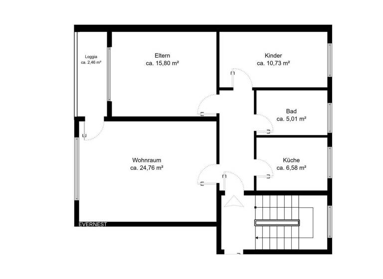 Wohnung zum Kauf 150.000 € 3 Zimmer 73 m² Braunschweig 38112