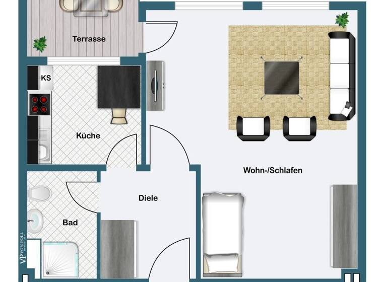 Studio zum Kauf 95.000 € 1 Zimmer 38,4 m² EG Winsen Winsen (Luhe) 21423