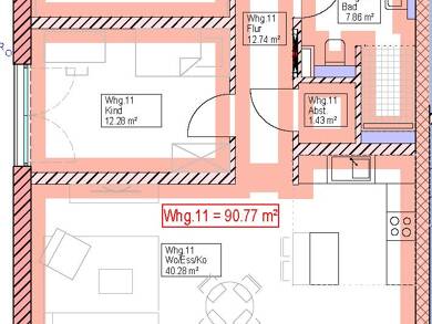 Wohnung zum Kauf - Neubau provisionsfrei 491.000 € 3 Zimmer 90 m² Souterrain, 3. Geschoss frei ab sofort Memminger Straße 67 Vöhringen Vöhringen 89269