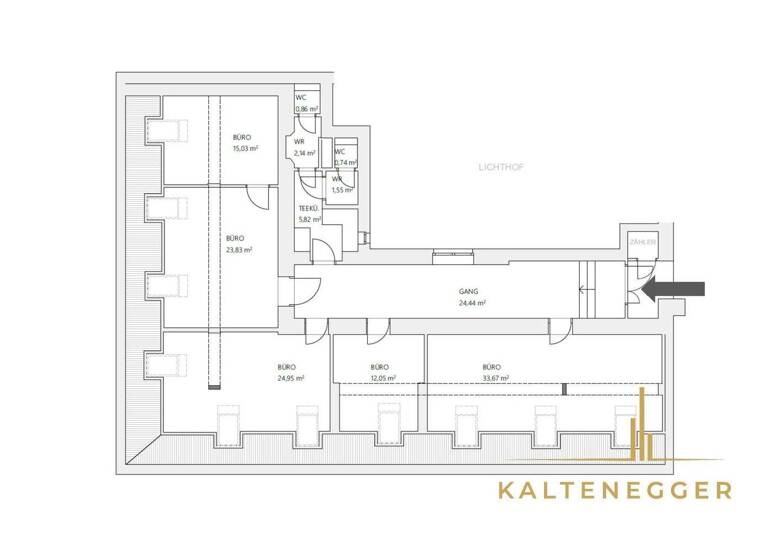Büro zur Miete 1.676 € 139,9 m² Bürofläche Nußdorfer Platz Wien 1190