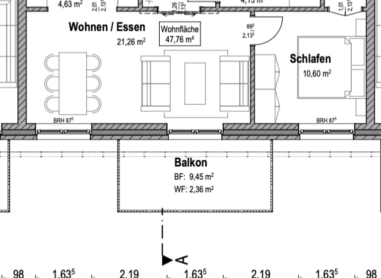 Wohnung zur Miete 1.100 € 3 Zimmer 88,1 m² 1. Geschoss frei ab sofort Benjesweg  5 Drakenburg 31623