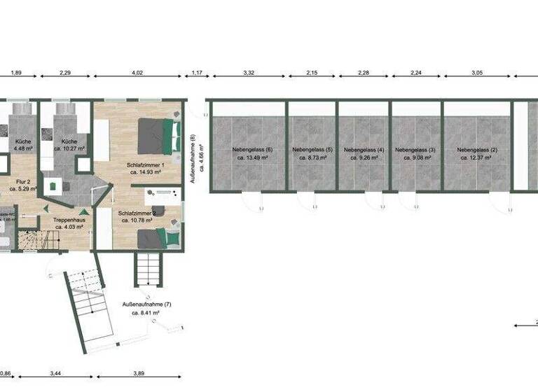 Doppelhaushälfte zum Kauf 220.000 € 9 Zimmer 221,4 m² 602 m² Grundstück Alt Olvenstedt Magdeburg 39130