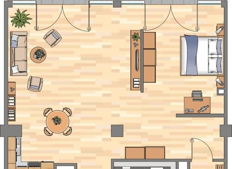 Wohnung zur Miete 1.219 € 2 Zimmer 110 m²<br/>Wohnfläche EG<br/>Geschoss Am Tabakquartier 54 Woltmershausen Bremen 28197