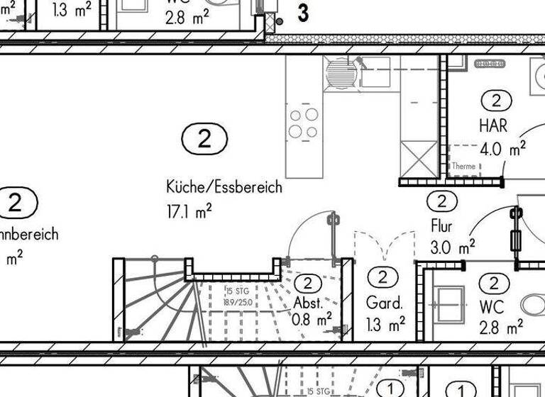 Reihenmittelhaus zur Miete - Erstbezug 2.340 € 5 Zimmer 130 m² 177 m² Grundstück frei ab sofort Gussau 97a Volksdorf Hamburg 22359