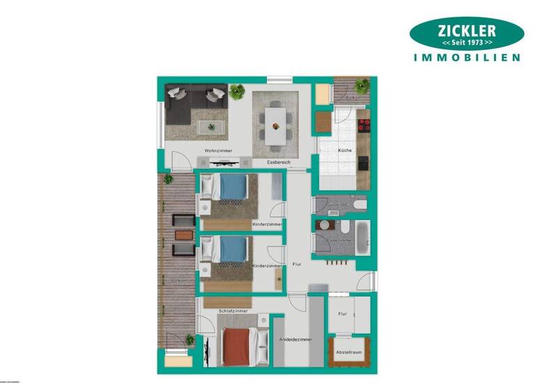 Wohnung zum Kauf 468.000 € 4 Zimmer 112 m² 12. Geschoss frei ab sofort Storlach Reutlingen 72760