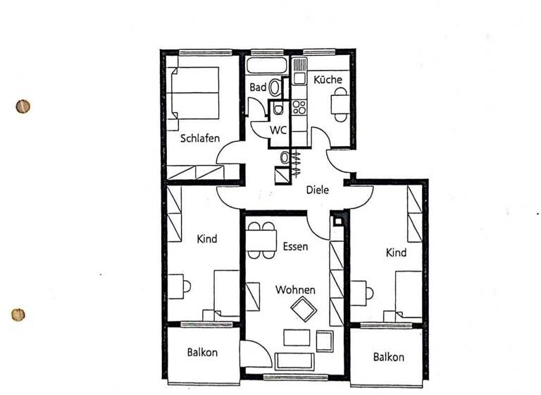 Wohnung zum Kauf als Kapitalanlage geeignet 410.000 € 4 Zimmer 92 m² Weingarten Freiburg im Breisgau 79114