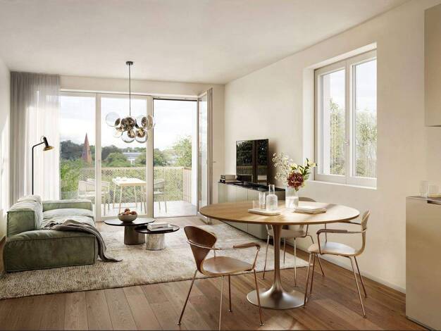 Wohnung zur Miete - Erstbezug 950 € 2 Zimmer 56,7 m² 2. Geschoss frei ab 01.02.2026 Leyh Nürnberg 90431