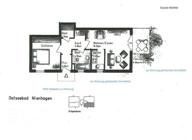 Wohnung zum Kauf 259.000 € 2 Zimmer 51,3 m² Nienhagen 18211