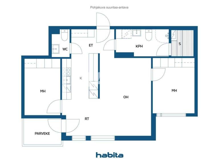 Studio zum Kauf 249.000 € 3 Zimmer 75 m² 2. Geschoss Rosendalinrinki 3 Vantaa 01520