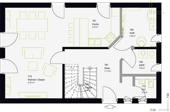 Einfamilienhaus zum Kauf 326.395 € 4 Zimmer 120 m²<br/>Wohnfläche 584 m²<br/>Grundstück Auf dem Turm 12 Arsbeck Wegberg 41844