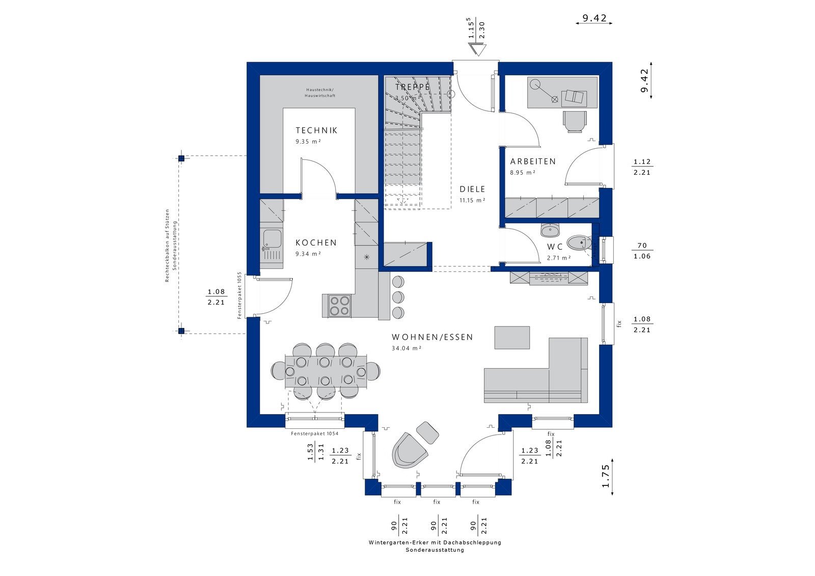 Einfamilienhaus zum Kauf 878.460 € 5 Zimmer 148 m²<br/>Wohnfläche 900 m²<br/>Grundstück Tornesch 25436