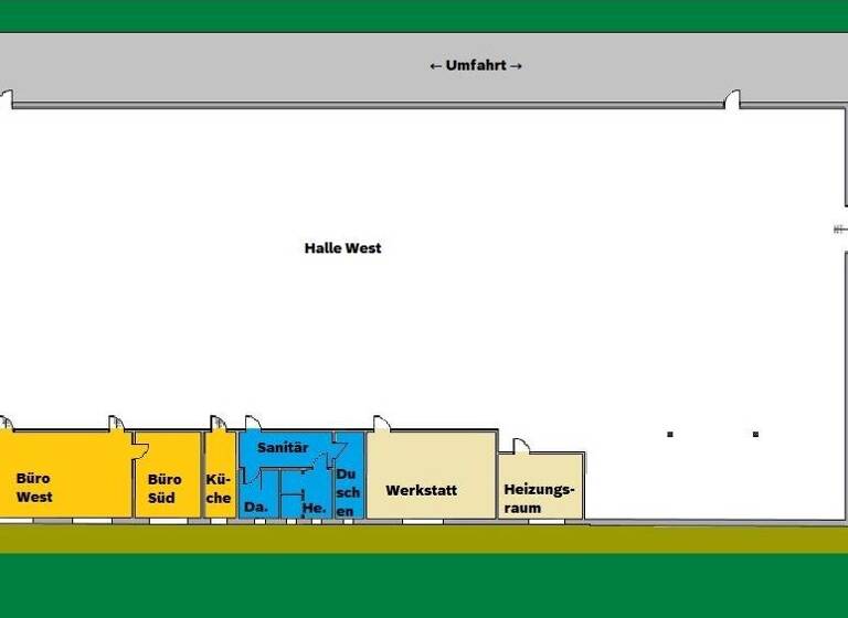 Produktionshalle zur Miete 4.500 € 1.168 m² Lagerfläche teilbar ab 570 m² Spork-Eichholz Detmold / Spork-Eichholz 32760