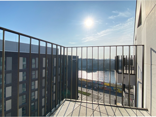 Penthouse zum Kauf provisionsfrei als Kapitalanlage geeignet 385.000 € 1 Zimmer 34 m² Mühlenstraße 20 Friedrichshain Berlin 10243