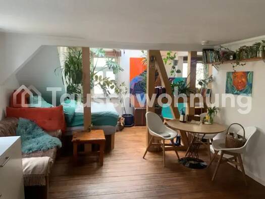 Wohnung zur Miete Tauschwohnung 870 € 1,5 Zimmer 45 m² 3. Geschoss Mitte Stuttgart 70182
