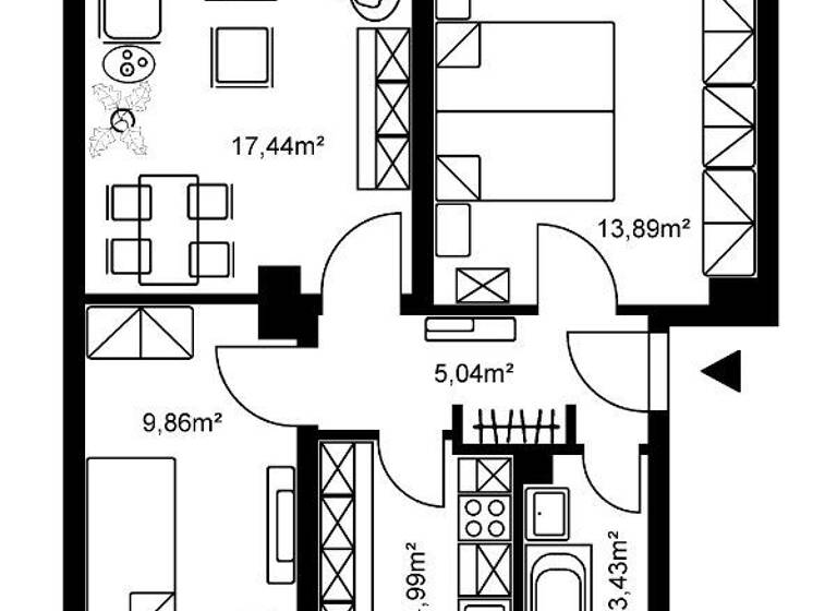 Wohnung zur Miete 777 € 3 Zimmer 56,6 m² EG frei ab 01.07.2026 Wiegandstrasse 2 Heppenheim 64646