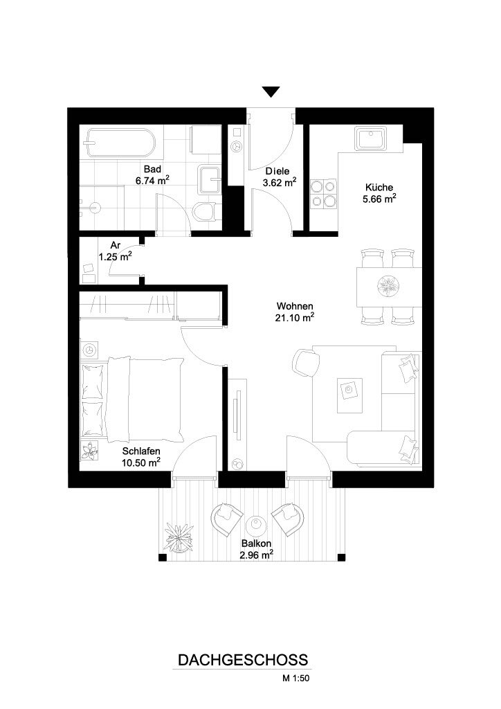 Wohnung zum Kauf provisionsfrei 248.000 € 2 Zimmer 52 m²<br/>Wohnfläche 2.<br/>Geschoss Raubling 83064