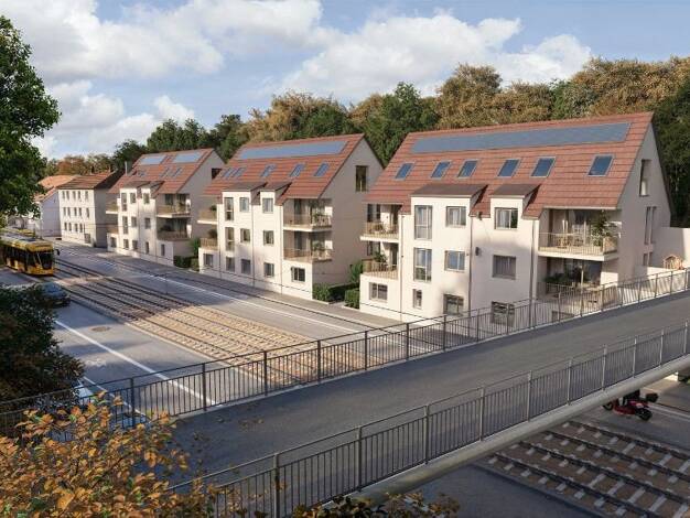 Wohnung zum Kauf - Neubau 490.000 € 2 Zimmer 59,5 m² Böblinger Straße 434-438 Kaltental Stuttgart / Kaltental 70569