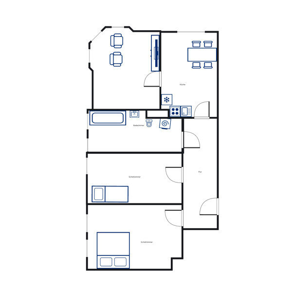 Wohnung zur Miete 619 € 3 Zimmer 81,6 m²<br/>Wohnfläche 1.<br/>Geschoss 07.12.2024<br/>Verfügbarkeit Giordano-Bruno-Straße 9 Großzschocher Leipzig 04249