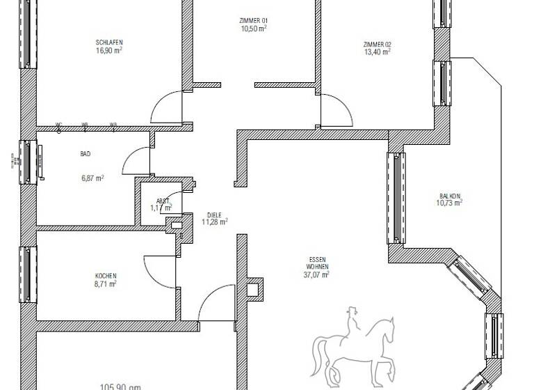 Wohnung zum Kauf 299.000 € 4 Zimmer 111 m² 1. Geschoss Eichenzell 36124