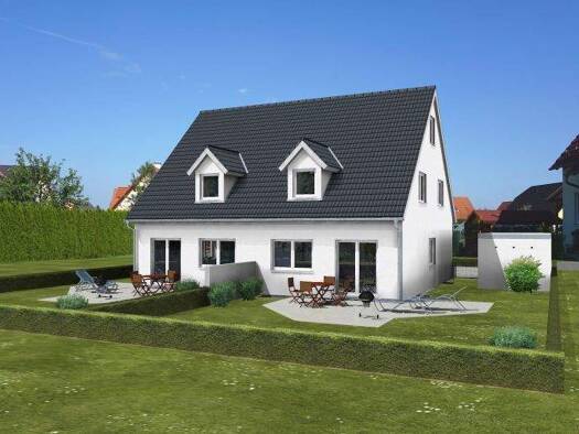 Doppelhaushälfte zum Kauf - Erstbezug provisionsfrei 578.000 € 5 Zimmer 106 m² 354 m² Grundstück Feucht Feucht 90537