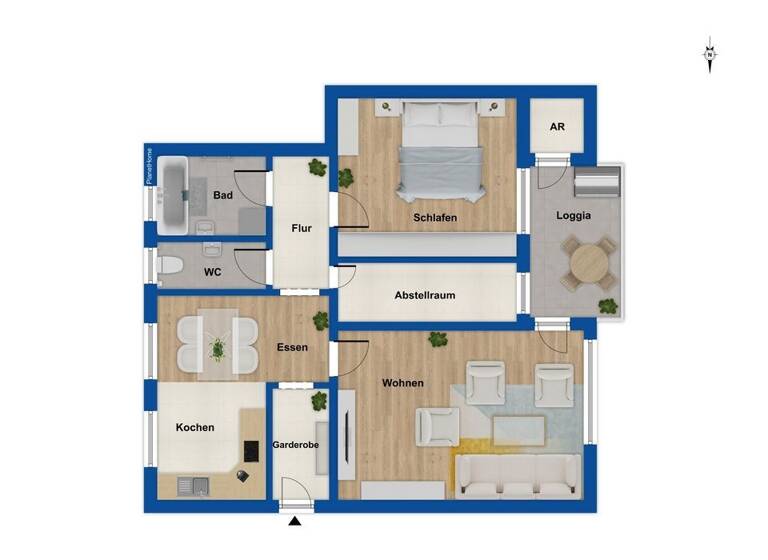 Wohnung zum Kauf 2,5 Zimmer 73,5 m² 5. Geschoss Steufzgen Kempten 87435