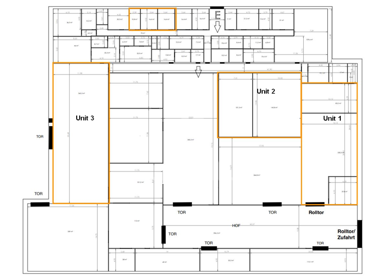 Halle/Industriefläche zur Miete 7 € 768,8 m² Lagerfläche teilbar ab 150 m² Eil Köln 51149