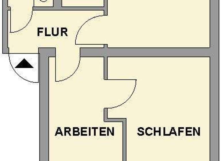 Wohnung zur Miete 292 € 2 Zimmer 46,2 m² 1. Geschoss frei ab 01.06.2026 Abendleite 9 Borna-Heinersdorf Chemnitz 09114
