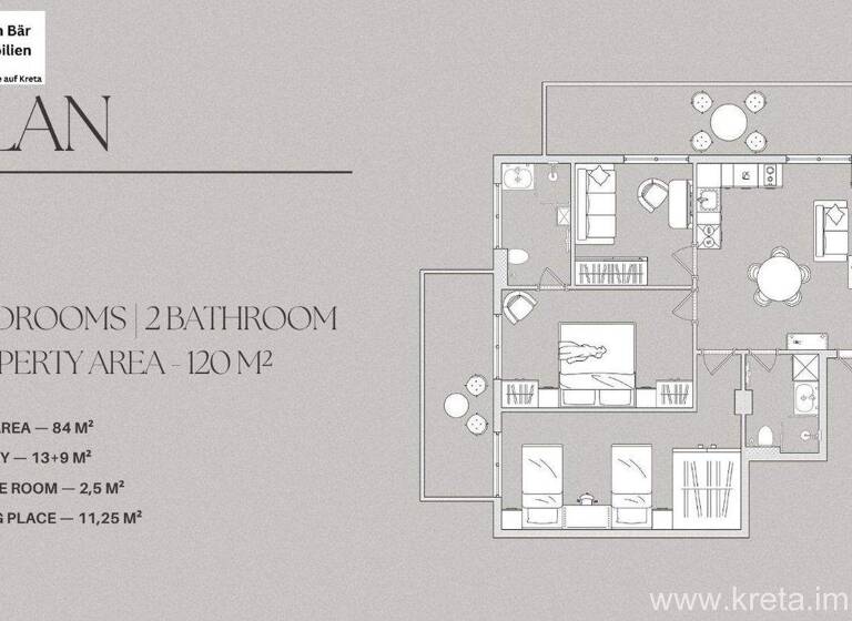 Studio zum Kauf 415.000 € 4 Zimmer 84 m² 1. Geschoss Agios Nikolaos 721 00