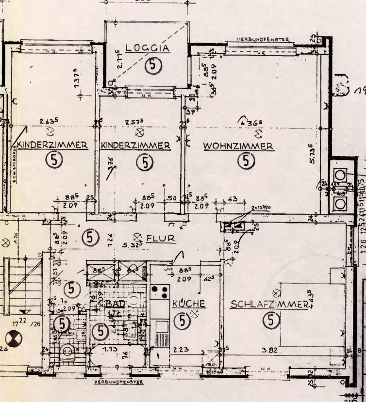 Wohnung zum Kauf provisionsfrei 246.000 € 4 Zimmer 84,9 m²<br/>Wohnfläche 2.<br/>Geschoss Wuppesahlstraße 1 Schwachhausen Bremen 28209