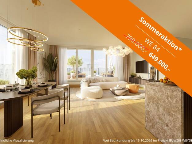 Wohnung zum Kauf - Neubau 899.000 € 2 Zimmer 120,6 m² 5. Geschoss Hasselwerderstraße 27 Niederschöneweide Berlin 12439