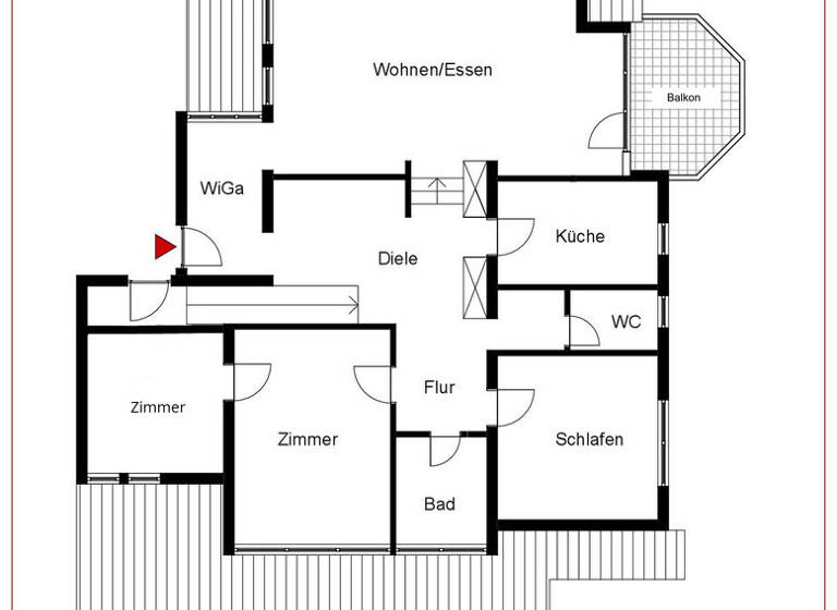 Wohnung zum Kauf 245.000 € 3 Zimmer 100 m²<br/>Wohnfläche 2.<br/>Geschoss Verrenberg Öhringen 74613
