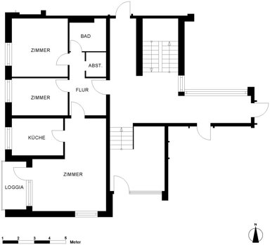 Wohnung zur Miete 512 € 3 Zimmer 68,1 m² EG Osterkampsweg 128 Kaspersweg Oldenburg 26131