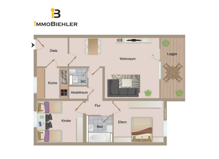 Wohnung zum Kauf 258.000 € 3 Zimmer 87 m²<br/>Wohnfläche Medinghoven Bonn 53123