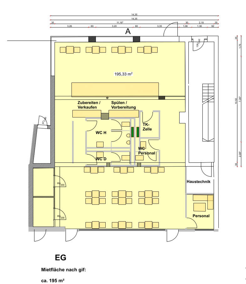 Restaurant zur Miete provisionsfrei 200 m² Gastrofläche Bad Windsheim Bad Windsheim 91438