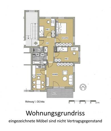 Wohnung zur Miete 1.050 € 4 Zimmer 91 m² 1. Geschoss frei ab 01.10.2025 Raubling Raubling 83064