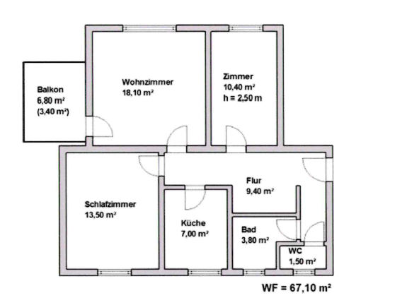 Wohnung zum Kauf 146.000 € 3 Zimmer 67,1 m²<br/>Wohnfläche ab sofort<br/>Verfügbarkeit Holländische Straße Kassel 34127