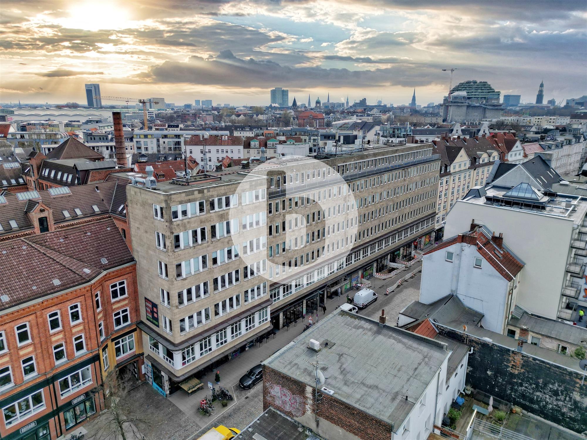 Bürofläche zur Miete 22,50 € 1.323 m²<br/>Bürofläche ab 609 m²<br/>Teilbarkeit Sternschanze Hamburg 20357