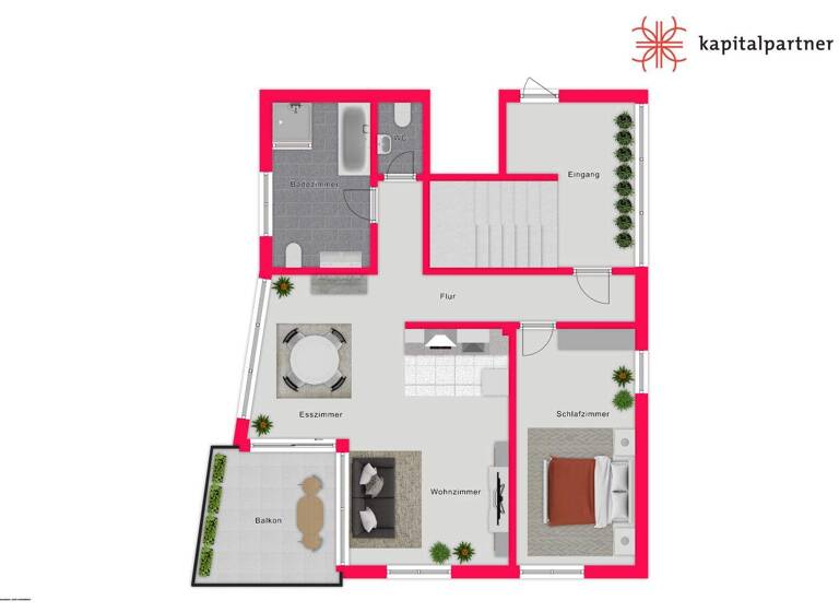 Wohnung zum Kauf - Erstbezug provisionsfrei 794.500 € 2,5 Zimmer 79,9 m² 2. Geschoss frei ab sofort Olgastr. 23 Friedrichshafen 88045