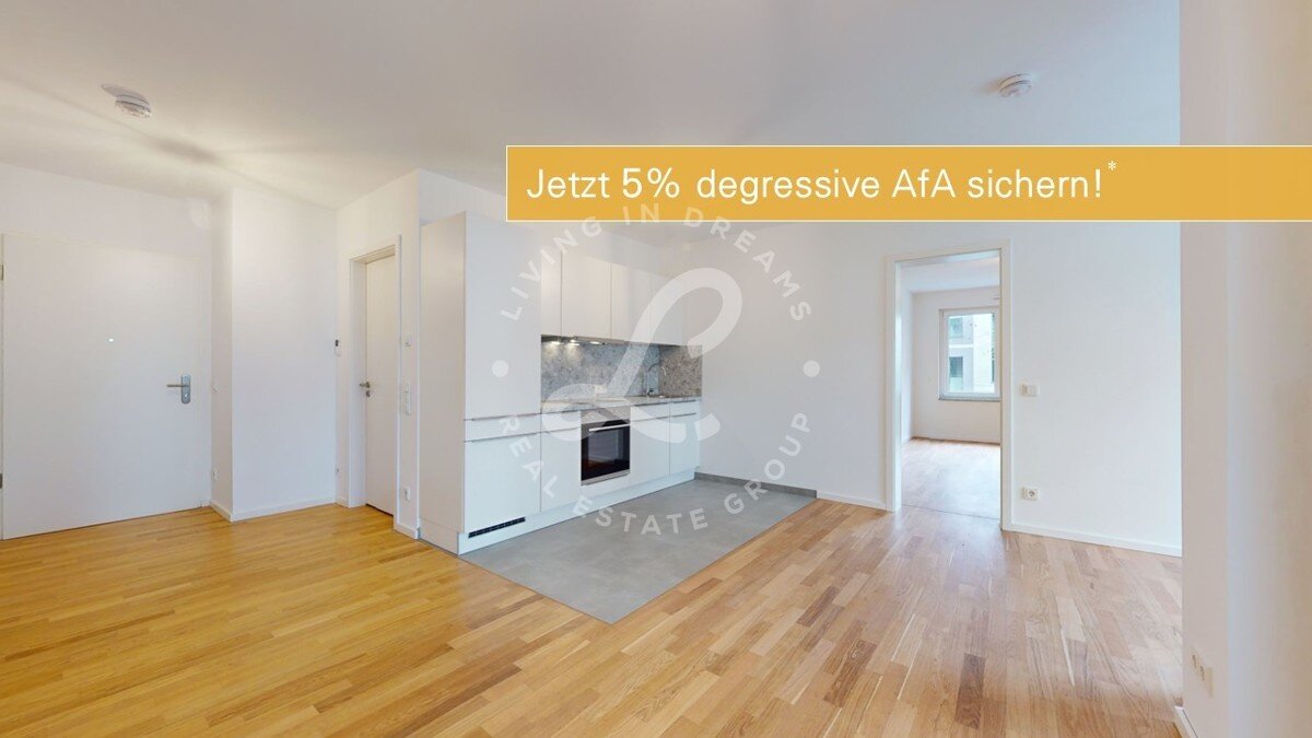 Wohnung zum Kauf provisionsfrei 399.900 € 2 Zimmer 54,3 m²<br/>Wohnfläche EG<br/>Geschoss Gallus Frankfurt 60326