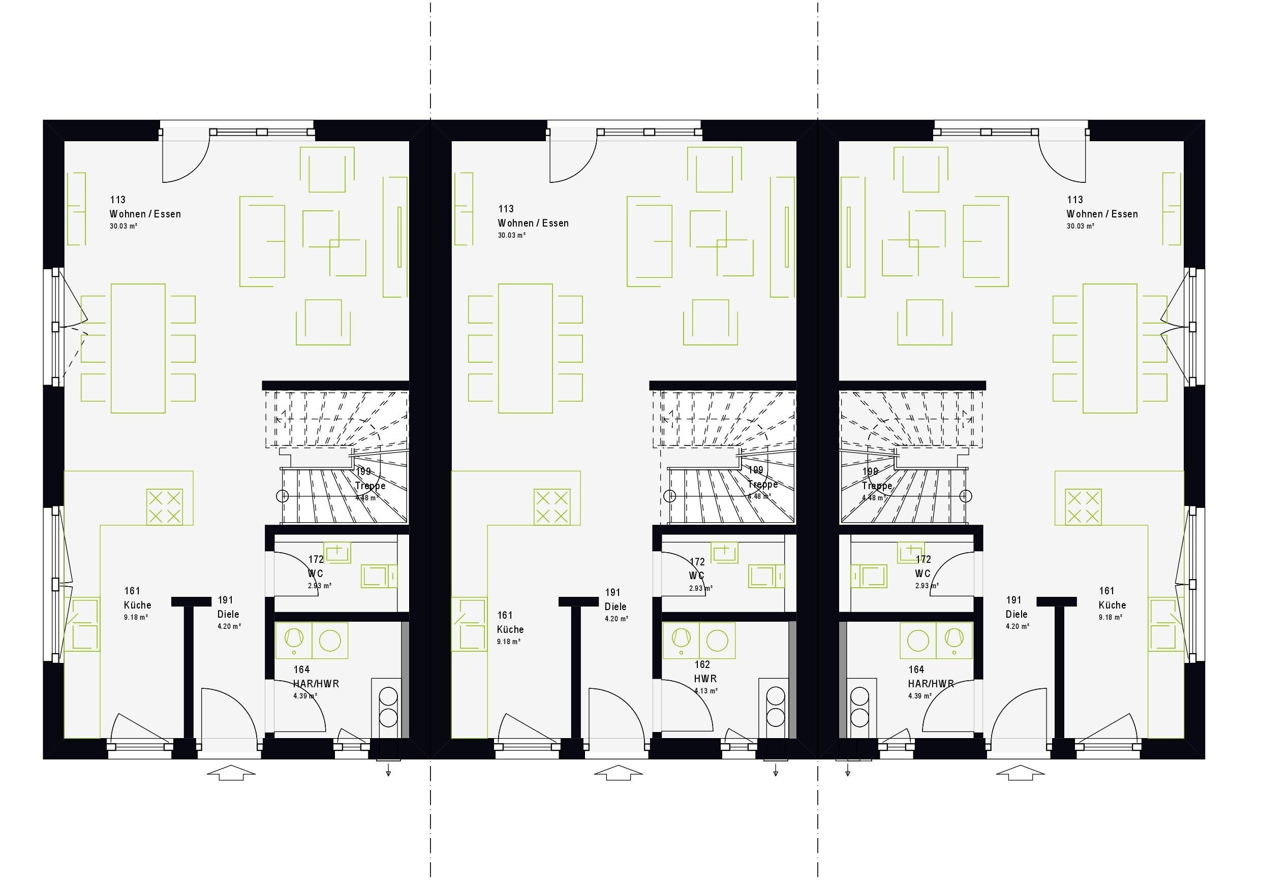 Reihenmittelhaus zum Kauf provisionsfrei 295.728 € 4 Zimmer 107 m²<br/>Wohnfläche 1.020 m²<br/>Grundstück Kitzingen Kitzingen 97318