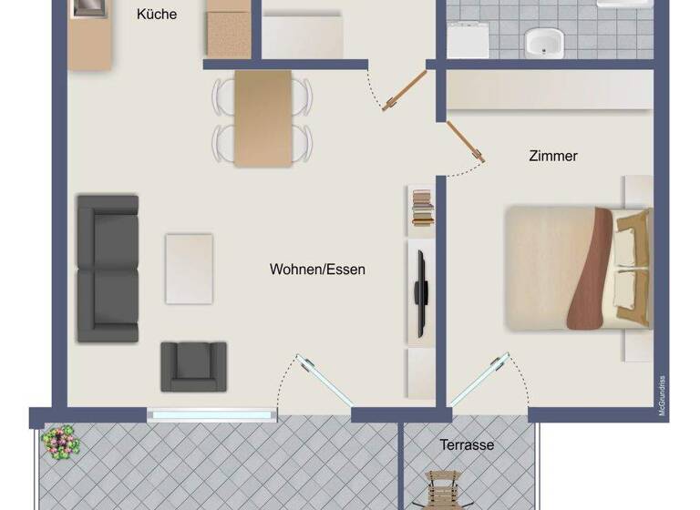 Wohnung zum Kauf 295.000 € 2 Zimmer 50,7 m² 2. Geschoss frei ab sofort Feldkirch 6800