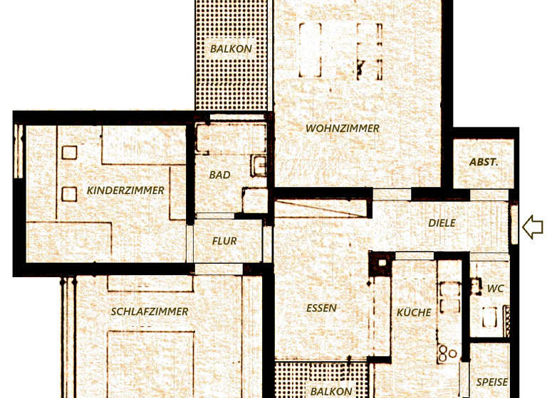 Wohnung zum Kauf provisionsfrei als Kapitalanlage geeignet 330.000 € 3,5 Zimmer 84 m² Fellbach 70736