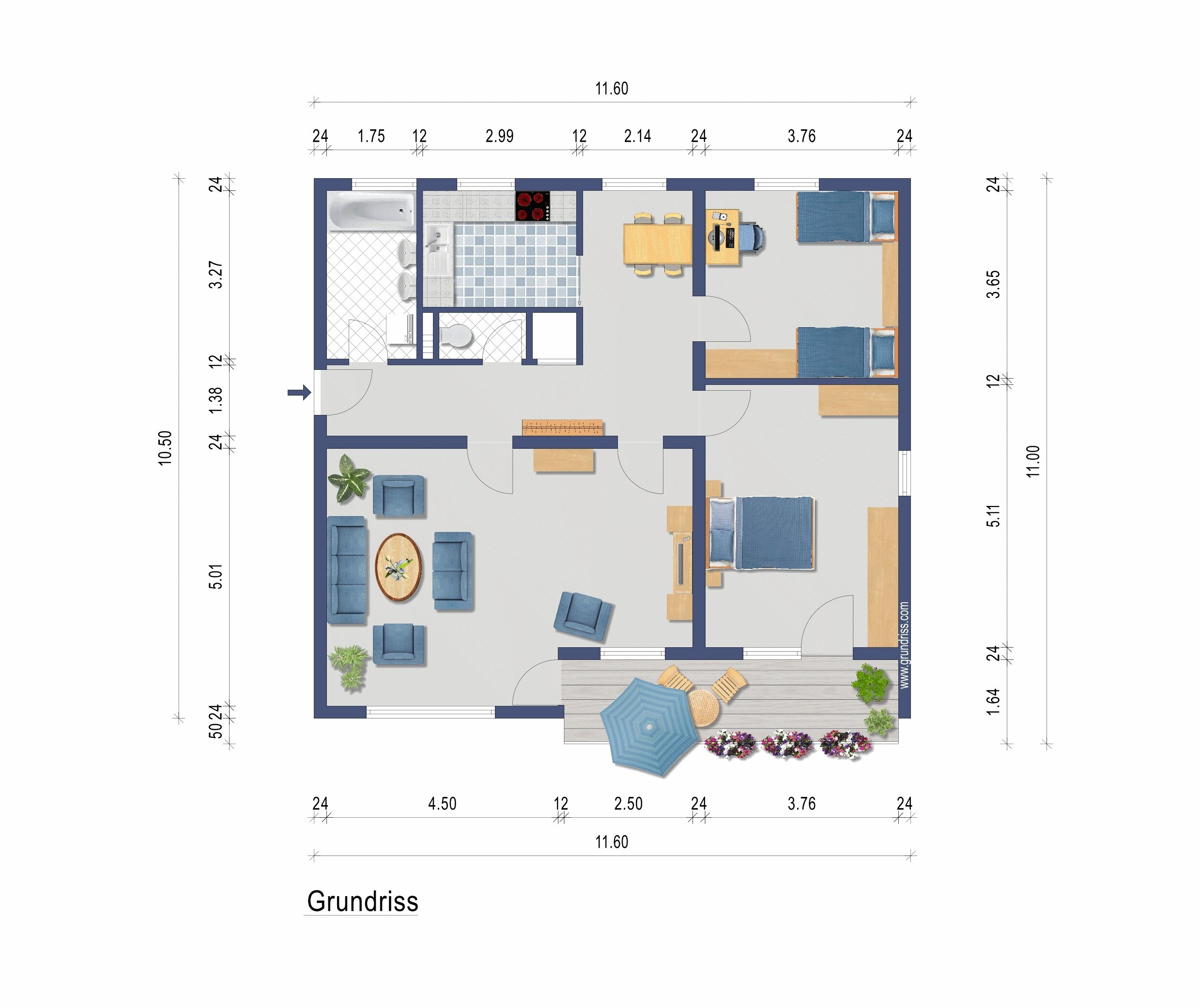 Wohnung zum Kauf 229.000 € 3,5 Zimmer 99,8 m²<br/>Wohnfläche 3.<br/>Geschoss Öflingen Wehr 79664