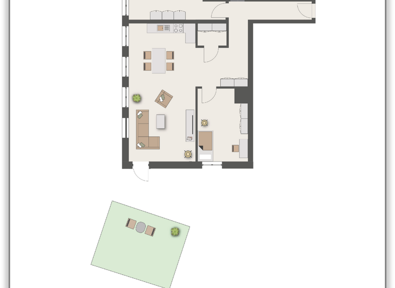 Terrassenwohnung zum Kauf - Neubau provisionsfrei 319.000 € 3 Zimmer 93 m² EG Neutorgasse 9 Sulzbach-Rosenberg 92237